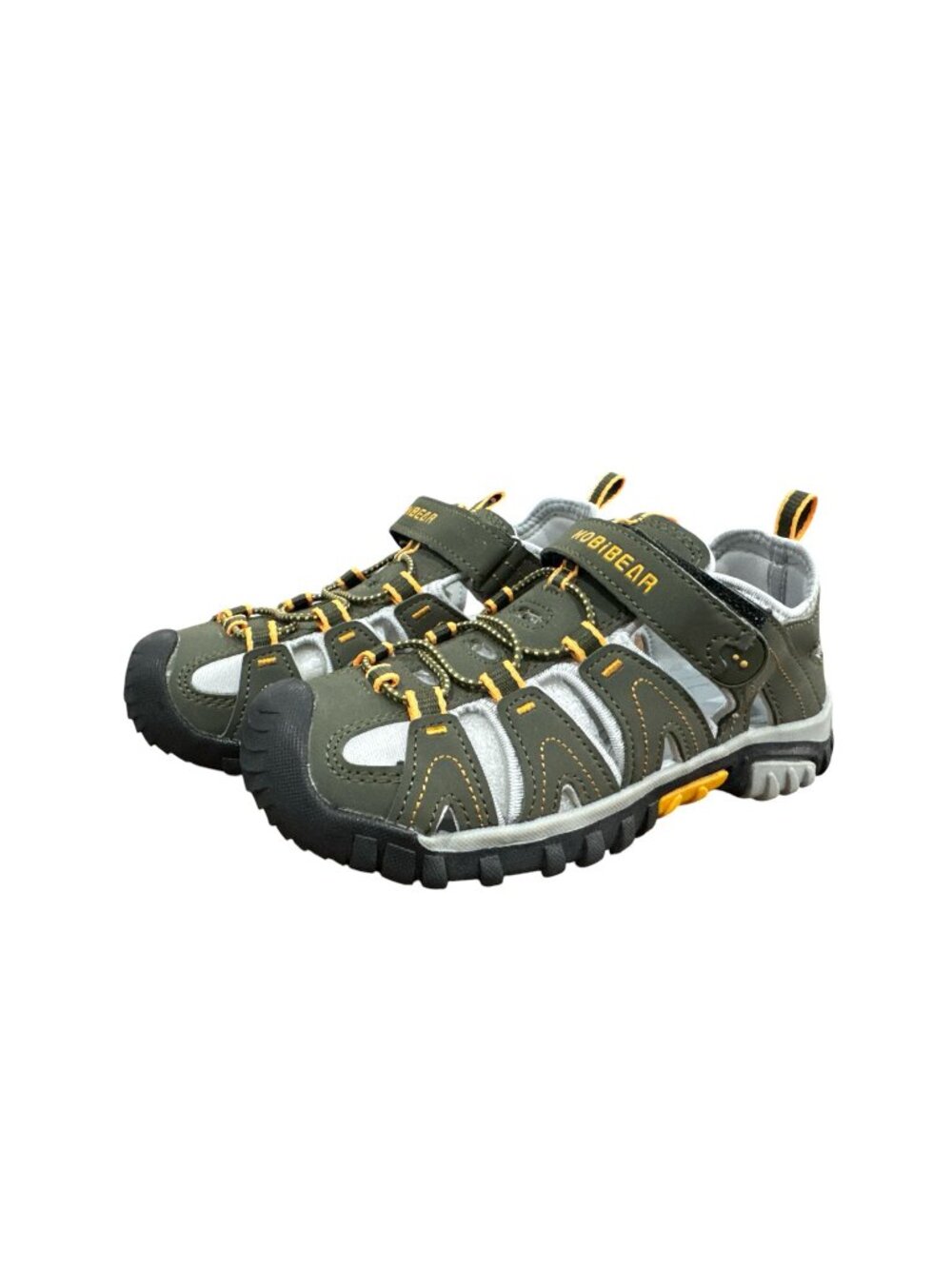 Hobibear Boys Outdoor Sports Sandals For Hiking and Water Size 33 (US 1.5) Green